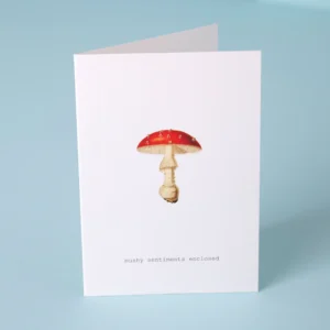 Mushy Sentiments Enclosed Greeting Card