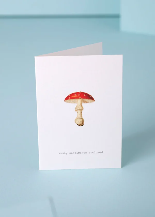 Mushy Sentiments Enclosed Greeting Card